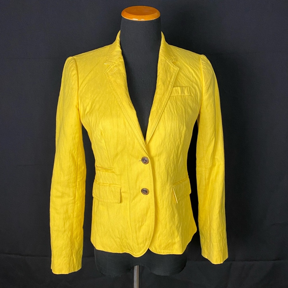 J.Crew Schoolboy blazer Crinkle fabric Like New